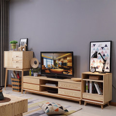 Nordic Japanese small family TV cabinets, cabinets, all solid wood ash TV cabinet combination, Japanese simple lockers Assemble More combination contact customer service
