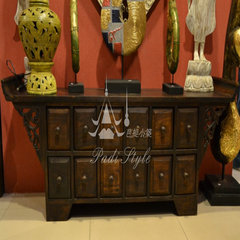 Wooden TV cabinets, Southeast Asian Thai creative personalized lockers, cabinets, cabinets, decorative cabinets Ready 153*40*57cm