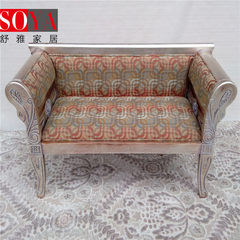 2017 new style imperial concubine's imperial concubine chair, new classical European style restoring ancient style, several solid wood foil armrest, living room chair stool Picture color