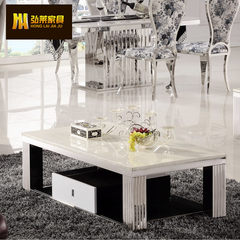Stainless steel coffee table, neoclassical, post-modern marble cabinet, a few / living room, model room, villa matching long Assemble 1300*700MM