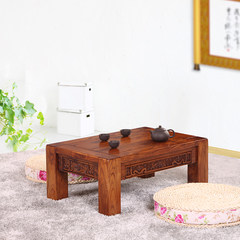 Tea table of Chinese antique old elm Ancient Chinese Literature Search carved wood table table table table window Kang several tatami white Ready