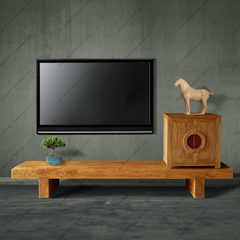 The old elm wood TV cabinet cabinet [] bedroom living room decoration cabinet TV cabinet combination Ready A few small