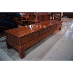 Jimei mahogany furniture, hedgehog red sandalwood, solid wood TV cabinet, mahogany TV cabinet, African rosewood cabinet cabinet Ready 1.8 meters