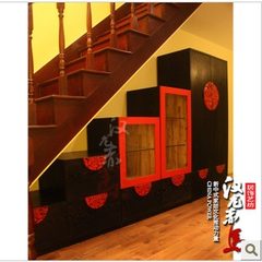 Hanlong red horse owned factories specializing in the design of new Chinese style furniture design tailored customized shoe wardrobe