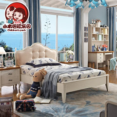 The children bed princess bed children suite furniture upholstered bed girl 1200mm*1900mm Picture color Frame structure