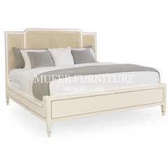 Fei Mu of high-end custom furniture new American classical 1.81.5 European beech rattan bed HC10 1500mm*1900mm Size and color can be customized Frame structure