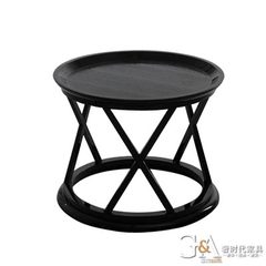 After the modern European style simple, several living room decorative cabinets, piano baking round corners, a few narrow tea table, sofa side cabinet black What's the leisure circle (black)?