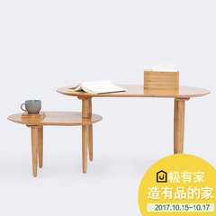 Orange house original rotary small tea table creative bamboo furniture telescopic table "couch couch table function windows Assemble Bamboo primary colors
