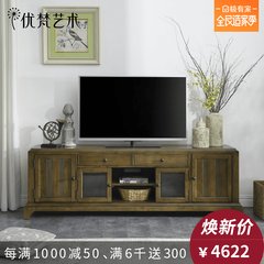 Excellent art Taylor American country solid wood bedroom TV cabinet, small apartment, living room, TV cabinet, cabinet