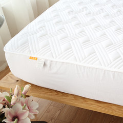 A slim cotton mattress cover protective cover 1.5/1.8 Simmons bed mattress thickened cotton slip stereo white 180x200x30cm
