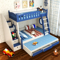 These children mother bed plate adult storage bed bed on the bed under the boy girl mother multifunctional bunk bed 1200mm*1900mm Double-deck bed More combinations