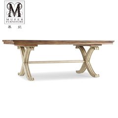 High end custom restaurant furniture, European American style new classical beech frame, rectangular table rice table SA11 Custom colors and sizes