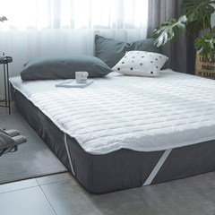 床褥单双人榻榻米床垫保护垫薄防滑床护垫1.2米/1.5米1.8m床垫被 白-床褥 150X200cm(约2.14斤)