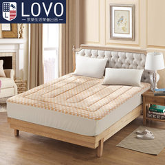 LOVO Carolina textile life produced winter bedding fitted single wave flannel mattress mattress Y wave point flannel mattress 180× 200cm