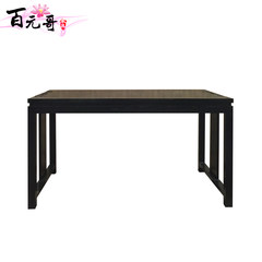 The new Chinese style table classic wood table Hotel Club Villa model Restaurant Furniture Customization project table