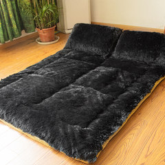 A foldable mattress mattress 1.5m double bed tatami thickened dormitory Plush bedding cushion Walden - Deep Purple 150x200cm6 Jin