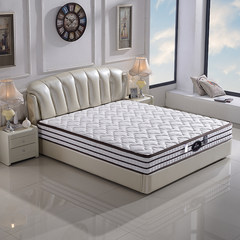 Shipping double soft dual purpose mattress 1.8 meters 1.5 meters customized spring latex coir mattress 1500mm*2000mm Fine steel ridge spring +1 cm latex + cashmere