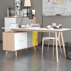 Nordic computer desk, desk, home, simple desk, desk, bedroom, modern simple desk 1.6 meters (desk) no
