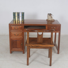 Log furniture is simple, modern Chinese antique desk, solid wood suite, bedroom, office desk, computer desk