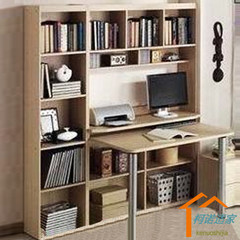 A simple modern Siamese Krono fitness desk bookcase / desk / student desk bookcase retractable Jinxiangmu