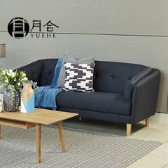 Japanese minimalist large-sized apartment sofa Nordic style living room seats can be customized Foot gray