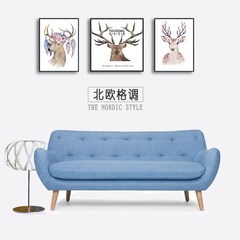 The Nordic modern minimalist two size apartment layout sofa living room bedroom sofa seats Japanese double cotton Foot Naked wedding age