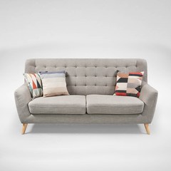 Cotton fabric sofa cloth Nordic Mediterranean double digit set furniture simple, large-sized apartment living room Foot Custom color