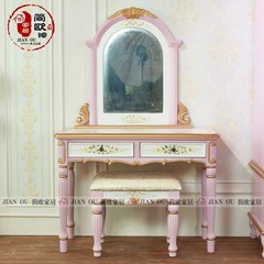 In 60006 the Mediterranean antique painting desk American country do the old furniture multifunctional dresser Assemble Pink
