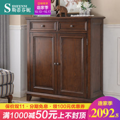 American style wardrobe, solid entrance shoes, door cabinet, balcony lockers, door shoes, partition living room furniture Ready Three door custom made white, old add 200 yuan