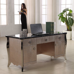 Post modern desk, desk, desk, fashion book desk, new classical desk, customized furniture desk Leather Mesa no