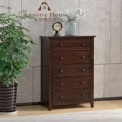 HH American country style bedroom furniture drawer storage drawers storage furniture environmental willow wood Ready WD-01 chest