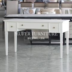 High end custom furniture, American Rural beech desk, European simplified writing desk GC992 Color size can be customized no