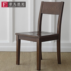 Devan Faith Ni furniture new American village full woodmensal simple walnut meal tables combined shipping 460*425*890 (length * width * height)