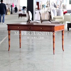 High end custom furniture, American new classical beech desk, European simplified writing desk GC736 Color size can be customized no