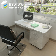 Baking desk computer desk with drawers, simple modern desk with bucket cabinet, home notebook desk desk Computer desk: 160*60*75 CM