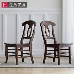 The American woodmensal leisure chair wood leisure chair dining chair Bai Lamu retro furniture 530*460*960 (length * width * height)