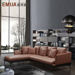 FLEXFORM Nordic leather, leather sofa, size, size, angle combination, modern simple down custom Other The 3 person [quality] cotton