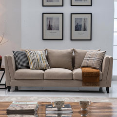 Sofa sofa combination and the simplicity of modern large-sized apartment living room corner three person living room 123 Double position (1600*950*900) Default light grey (available for other colors)