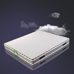 Spring mattress latex mattress 1.2 imported 1.5 1.8m natural coconut palm pad health Simmons 1500mm*2000mm Le Meng (whole net spring +3E coconut brown + latex)