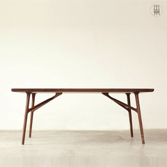 本易原创设计枝桌茶桌黑胡桃实木现代简约新中式家具榫卯