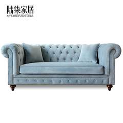 Home furnishings, American style French, country cloth, pull off sofa, three person living room, leisure sofa, custom made furniture Single Coffee