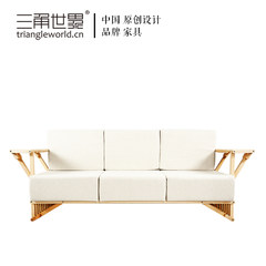 The original design [] Joni triangle large-sized apartment wood frame / sofa simple living room furniture Single Joni [] large-sized apartment sofa