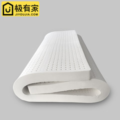 Amoy Thailand panic buying natural latex mattress 1.8m adult a massage seven 1.5m double Simmons mattress area 1500mm*1900mm Grade a milky white massage zone seven 7.5cm