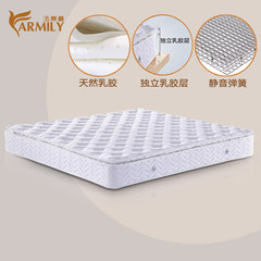The latex mattress Simmons Thailand luxury natural latex 1.51.8 meters double bed FC909D 1500mm*2000mm white