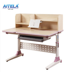 Aithra hand desk household desks and chairs tables and chairs set students learning desk primary school children Pink