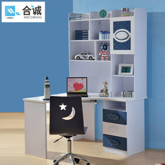 Simple children's bedroom suite, corner learning desk, bookshelf combination desk, teenage boy corner computer desk Corner desk
