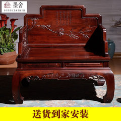 Mahogany furniture Laos red rosewood couch Barry rosewood combination of Ming and Qing Dynasties Chinese antique wood sofa living room combination Barry: (100%) 1+1+1+1+3