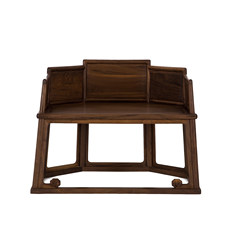 The new Chinese style chair Zen chair chairs North American black walnut wood chair antique furniture old elm lacquer free chair North American black walnut