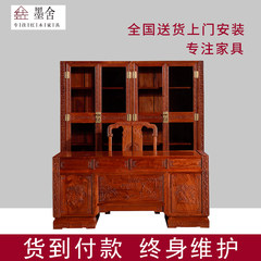 Mahogany furniture Burma rosewood desk desk boss desk desk new Chinese rosewood hardwood desk 1.8 meter desk no