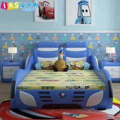 Akas children's bed, sports car, modeling bed, children's bed, boy's single bed, 1.2 meters, 1.5 meters, bed guard boy 1000mm*1900mm Mercedes Benz skin bed Without